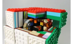 100% lego rubiks cube