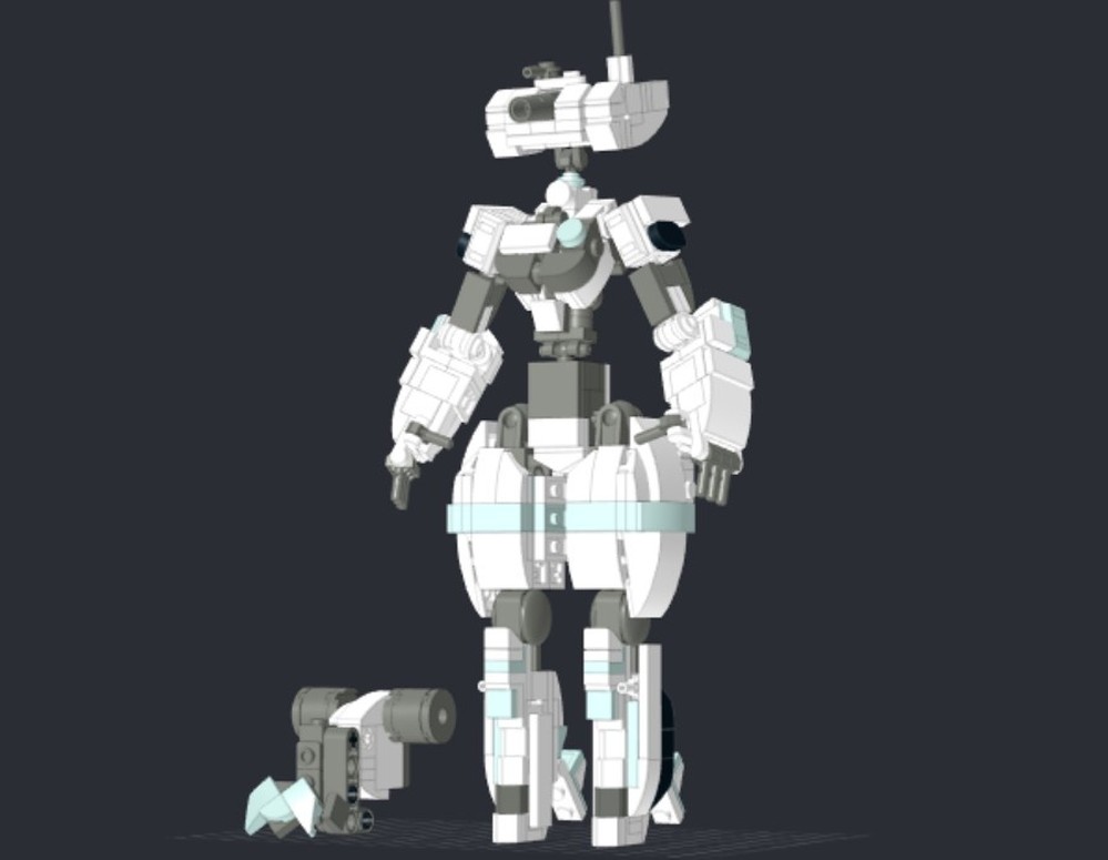 Lego Tank Robot Girl