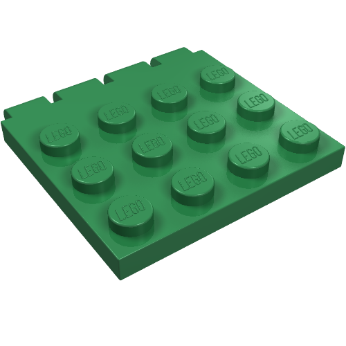 Lego Hinge Vehicle Roof 4 x 4 / Green