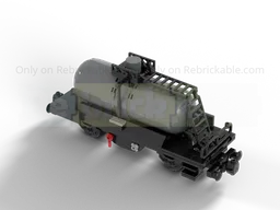 8wide chemical container wagon "Uchs" of the DR