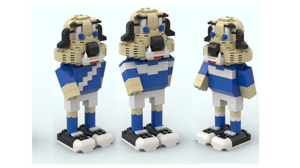 Lego Beau Brummie Modern Classic Home Kits, Birmingham City Football Club Mascot