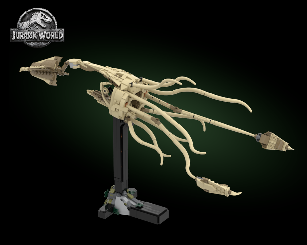 Lego Tusoteuthis fossil