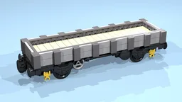 4-Wheel Flatbed Wagon (SNOT, gray)