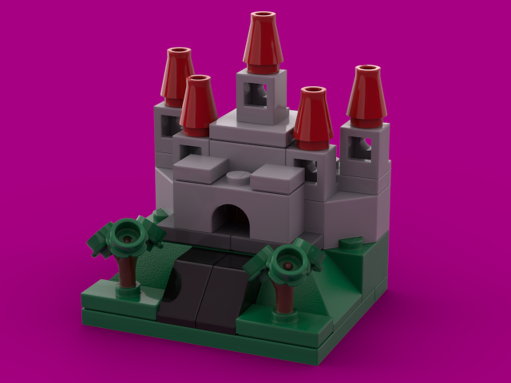 Lego Micro Hilltop Castle
