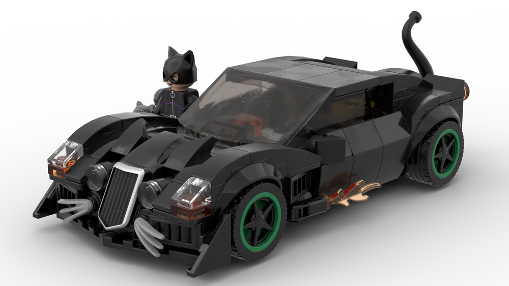 Lego Catmobile (Black Catwoman Suit version)