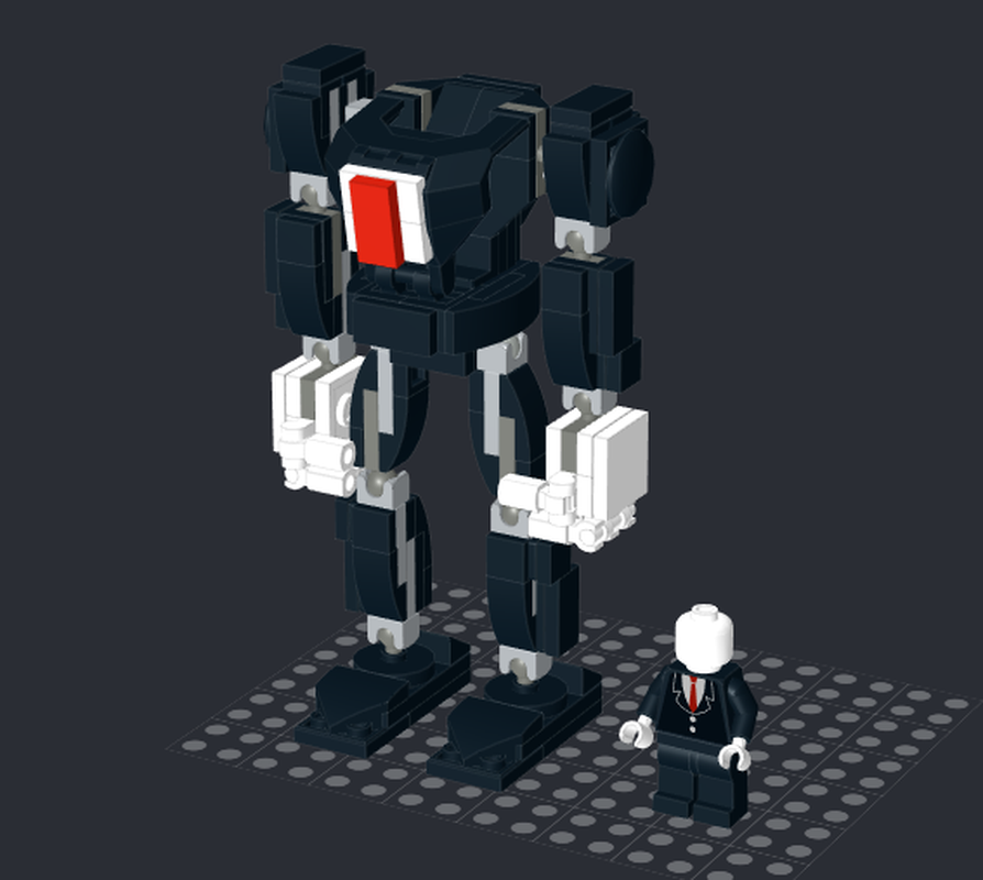Lego Slenderman Mech Armor