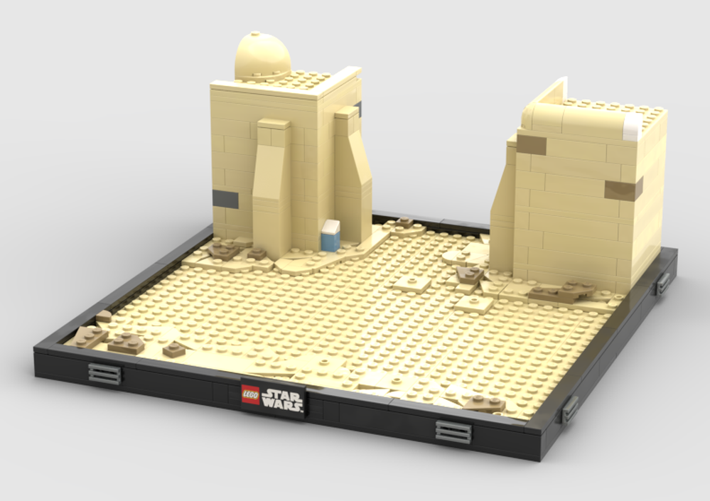 Lego Not the droids you are looking for Diorama