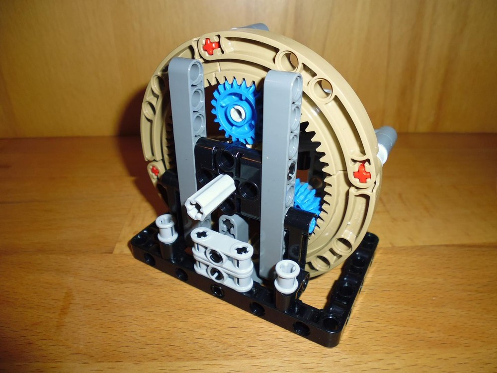 Lego Blue Planetary Gear Set With Fixed Planet Carrier