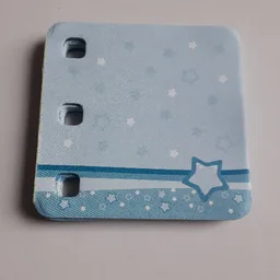 Clikits Memo Pad with 3 Holes and Stars Print / [No Color/Any Color]