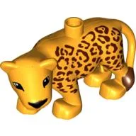 Duplo Animal Leopard Adult New Style / Bright Light Orange