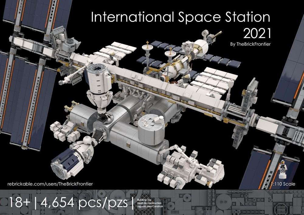 Lego International Space Station - 1:110 Scale - Historical Timeline 2021