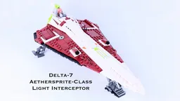 Obi-Wan's Delta-7 Aethersprite-Class Light Interceptor Starfighter