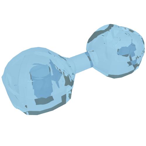 Lego Web Effect Handcuffs / Trans-Light Blue