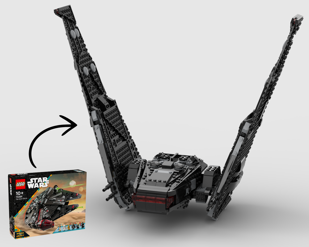 Lego Upsilon-Class Command Shuttle (75389 Dark Falcon Alternative)
