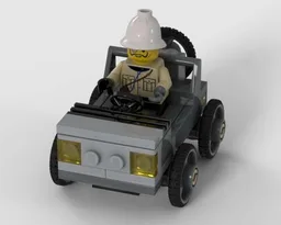 Lego Racers Soap Box - Baron Von Barron