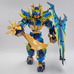 Riyu's Elemental Dragon Mech vs Modified Empress Mech