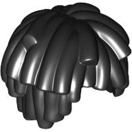 Lego Hair Short Long Curls / Mop Top / Black