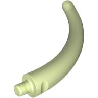 Lego Animal Body Part / Plant, Tail / Claw / Horn / Branch / Tentacle, End Section / Glow In Dark Trans