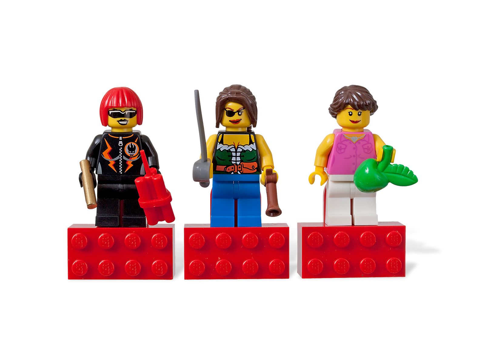 Lego Female Minifigure Magnet Set