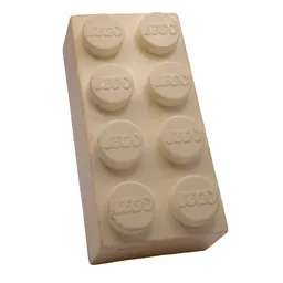 Jumbo Brick 2 x 4 [European Version] / White