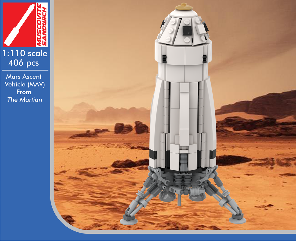 Lego MAV from The Martian [Saturn V scale]