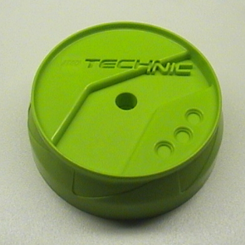 Lego Packaging Lid, Canister Top, RoboRider / Lime