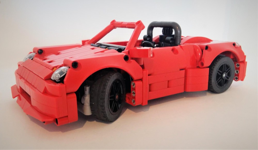 Lego TRD MR2 Spyder 42098 scale