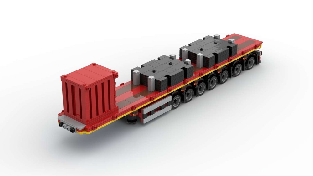 Lego 7 Axles Ballast Trailer