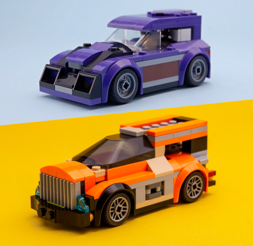 Lego 60408 Purple & Orange All Riders