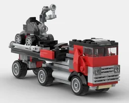 excavator low loader