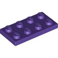 Plate 2 x 4 / Dark Purple