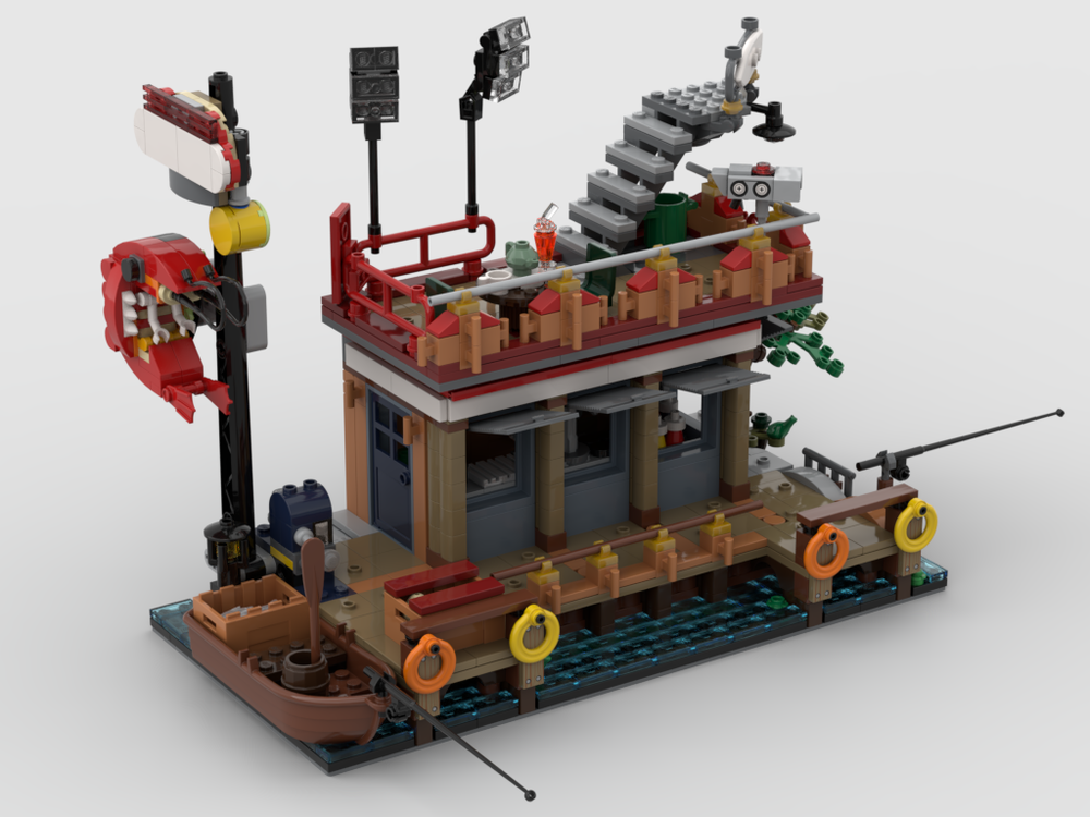 Lego Shrimp Cafe - NINJAGO City Docks add-on
