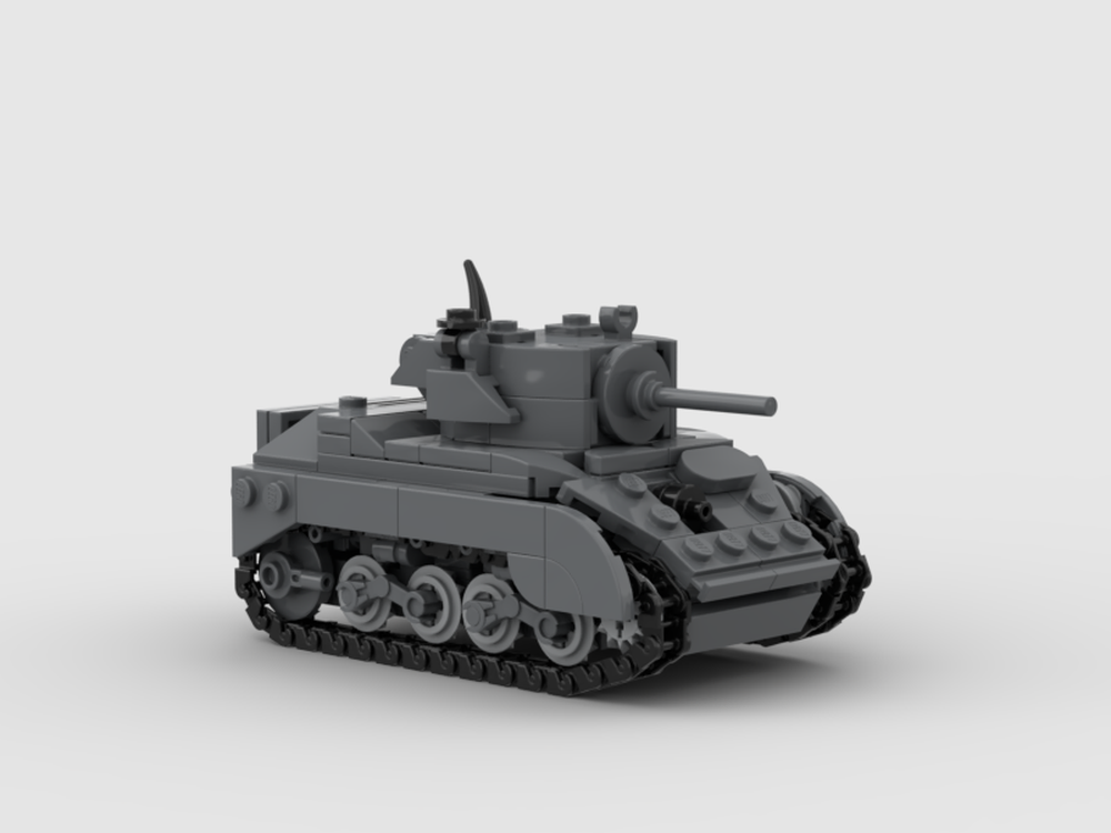 Lego M5A1 Stuart 1:45 Scale
