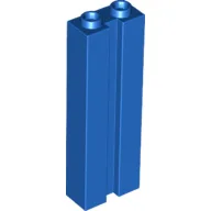 Brick Special 1 x 2 x 5 with Groove / Blue