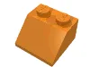 Brick Sloped 45° 2 x 2 / Orange