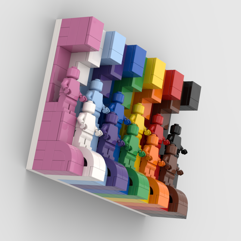 Lego SHOWING EVERYONE IS AWESOME