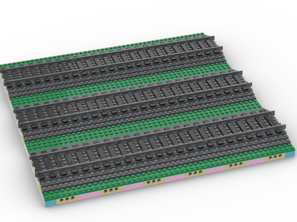 Lego 48x48 triple Track