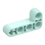 Technic Beam 2 x 4 L-Shape Thick / Light Aqua