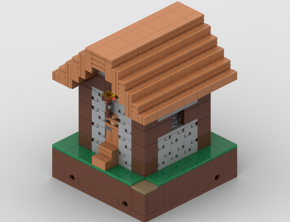 Lego Villager house 5x5 Style A version 1.21