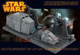 SW -Battlefront II AT-AT Imperial Factory Extended