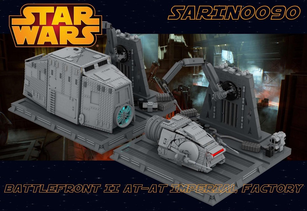 Lego SW -Battlefront II AT-AT Imperial Factory Extended