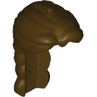 Lego Hair Long, Thick Braid / Dark Brown