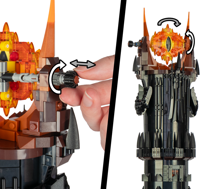 Lego Turning Eye for the "Tower with eye" (aka Barad-Dûr)