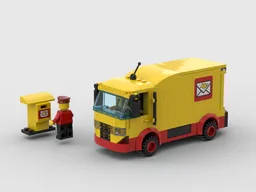 6651 Modernized Post Office Van