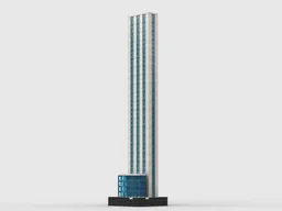 100 West 53rd Street at 1/650th Scale