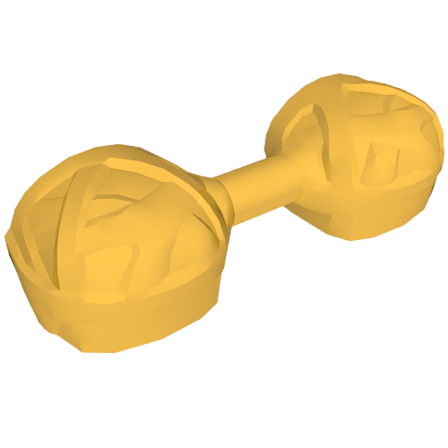 Lego Web Effect Handcuffs / Pearl Gold