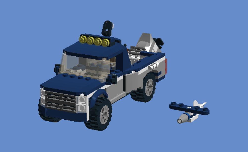 Lego Amphibious pickup adventure vehicle