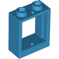 Window 1 x 2 x 2 Flat Front / Dark Azure