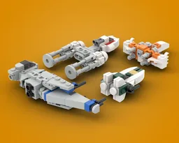 Micro Resistance Starfighters