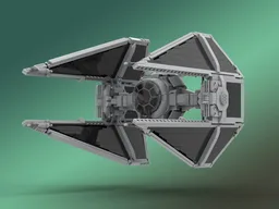 TIE / IN Interceptor (minifig scale)